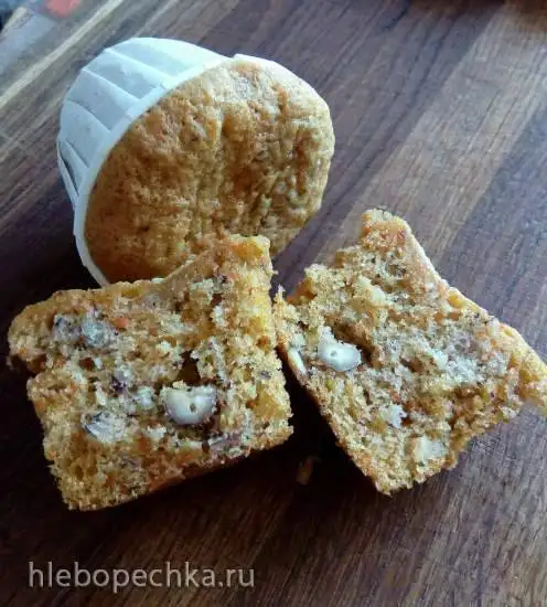 Капкейки морковные