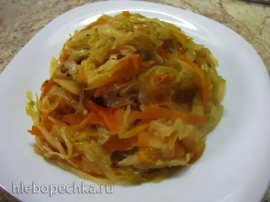 Капуста, запеченная в рукаве