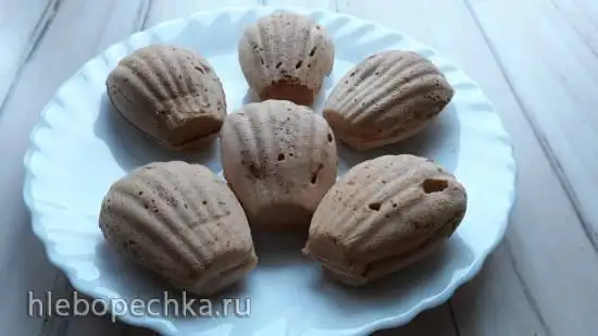 Кексы диетические бескрахмальные в мадленнице Принцесс
