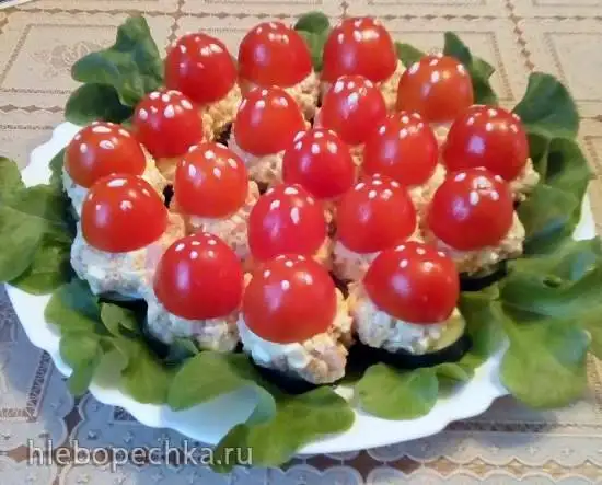Салат «Грибочки на пенёчке»