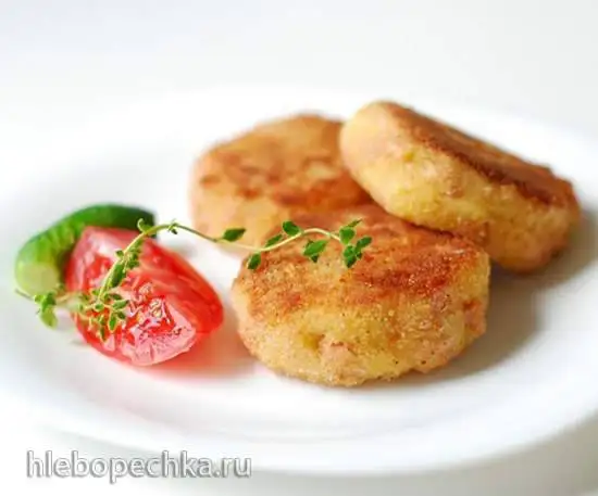 Котлеты из сыра и сосисок