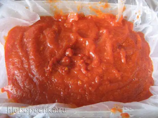 Паста из сладкого перца и яблок (заморозка)