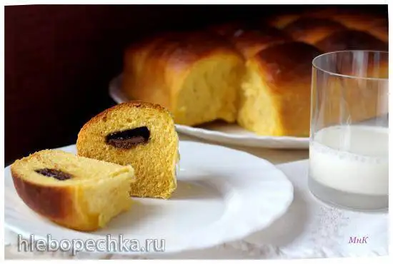 Булочки тыквенные с шоколадом и корицей