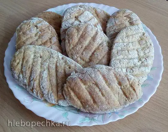 Солёные цельнозерновые лепёшки на твороге