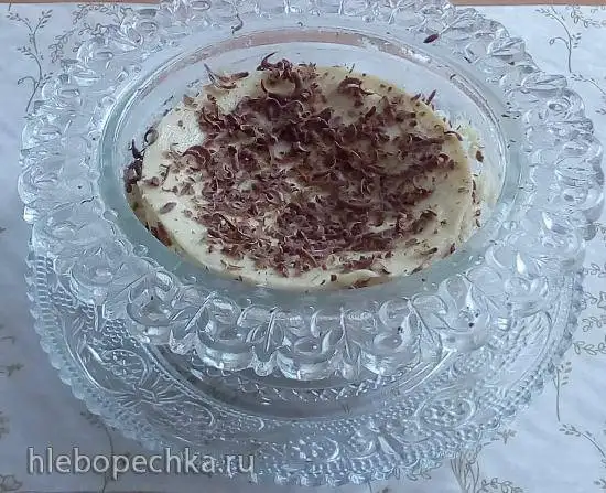 Лёгкий творожно-яблочный десерт