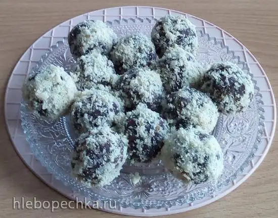 Шоколадно-ореховые пирожные с безкрахмальной мукой