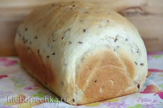 Хлеб с картофелем и семенами льна