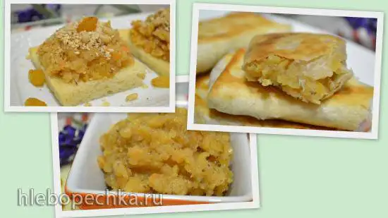 Паста из красной чечевицы с изюмом (для вегетарианцев)