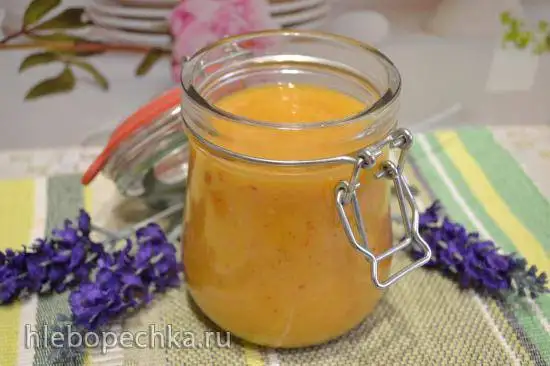 Соус из персиков постный многофункциональный (для вегетарианцев и веганов)