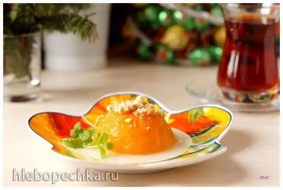 Десерт из тыквы (Kabak Tatlısı Nasıl Yapılır)