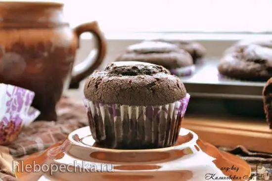 Постные кокосово-шоколадные кексы