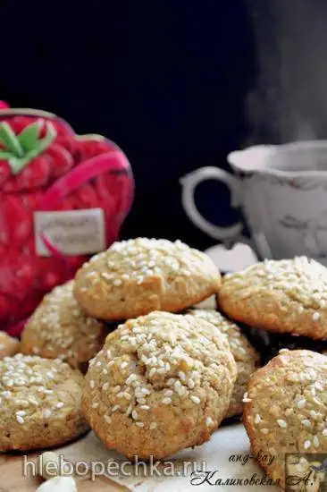 Ржаное печенье с арахисом и кунжутом от Э. Хименеса