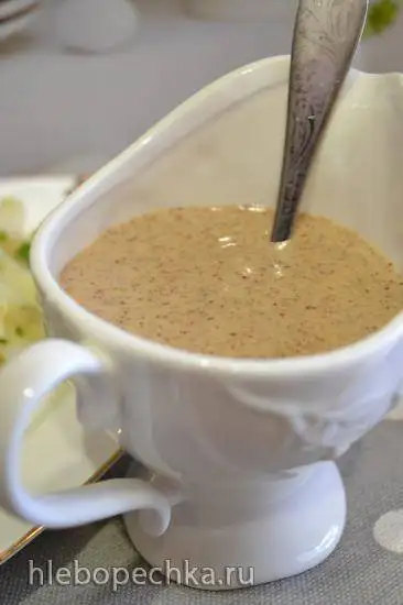 Ореховый соус с кокосовыми сливками