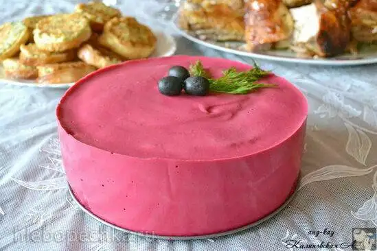 Селедочный «чизкейк»