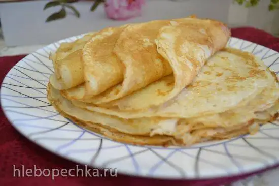 Блины на кислом кобыльем молоке без глютена