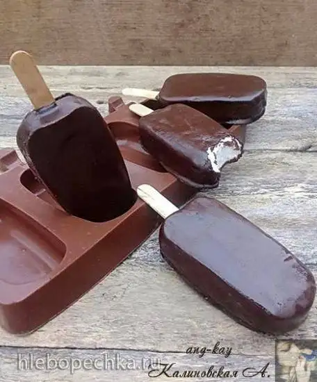 «Эскимо» из маршмеллоу