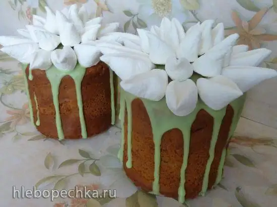 Кулич сметанный на сгущёнке