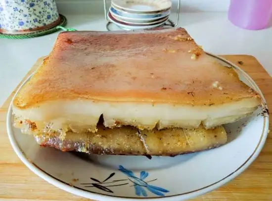Сало, запеченое в духовке