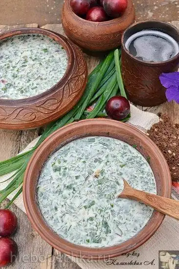 Левшинская окрошка (старинный рецепт)