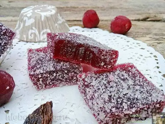 Вишневый мармелад на пектине с бобами тонка