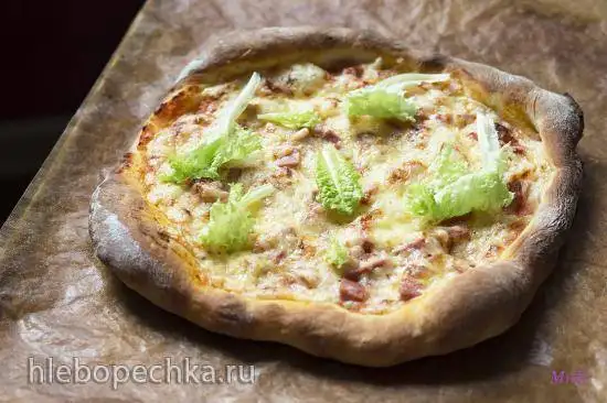 Пицца. Имитация дровяной печи