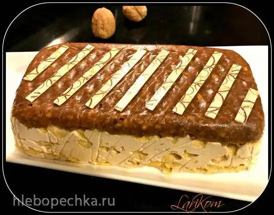 Торт без выпечки «Карамельный»