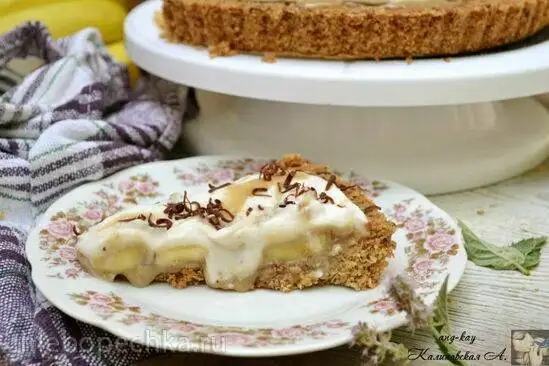 Баноффи пай (постный)