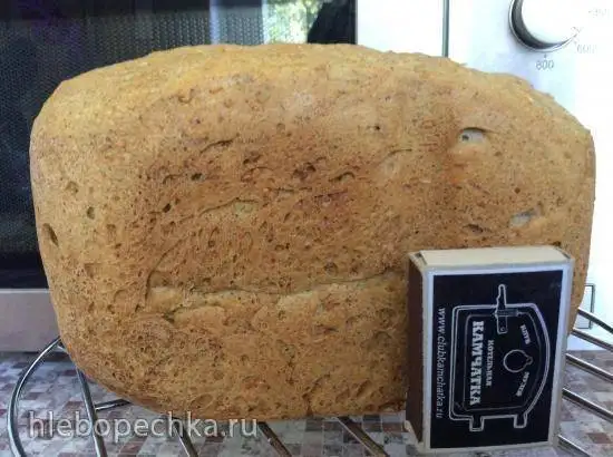 Хлеб с конопляной мукой и кунжутом