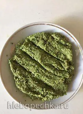 Аджика из зеленного перца с семечками
