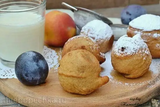 Пончики «Венские прачки» (фрукты в кляре)