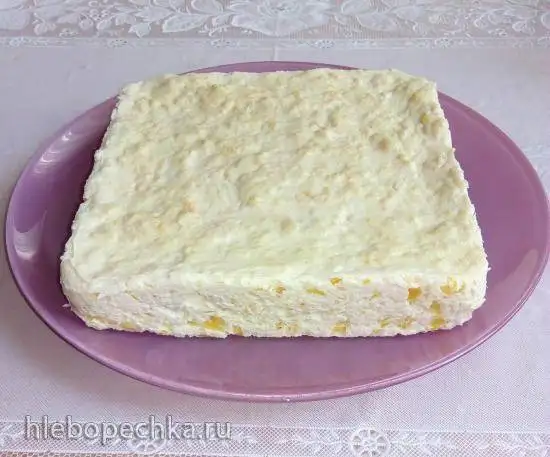 Курино-творожное суфле с тыквой для детского и диетического питания