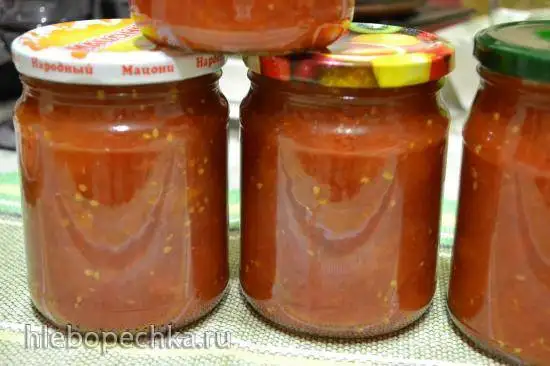 Томаты консервированные дольками (без стерилизации)