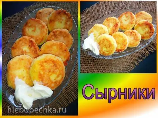 Сырники с манной крупой и ванилином