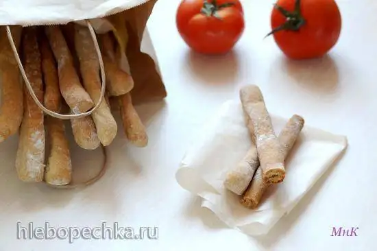 Гриссини на закваске