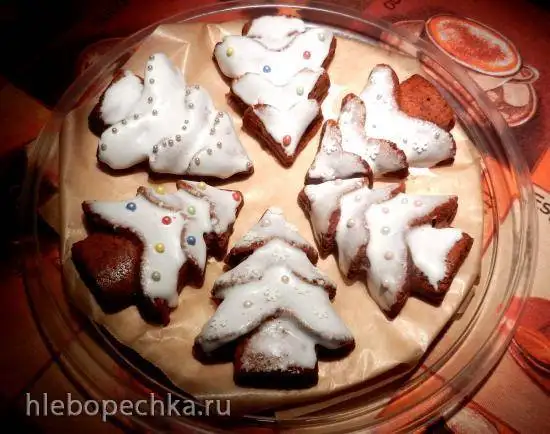 Польский рождественский пирог-пряник