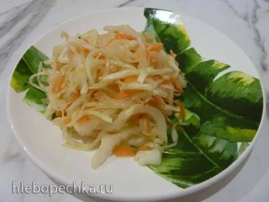 Пикантный капустный салат