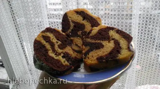 Кекс «Мозаика» с тыквой