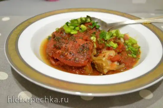 Солянка рыбная, запеченная в духовке
