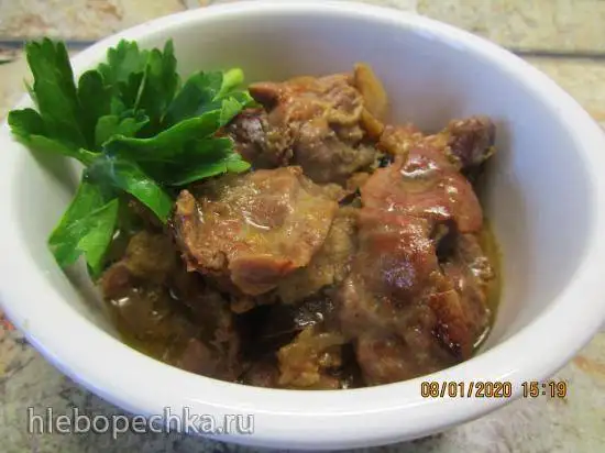 Куриные желудочки конфи