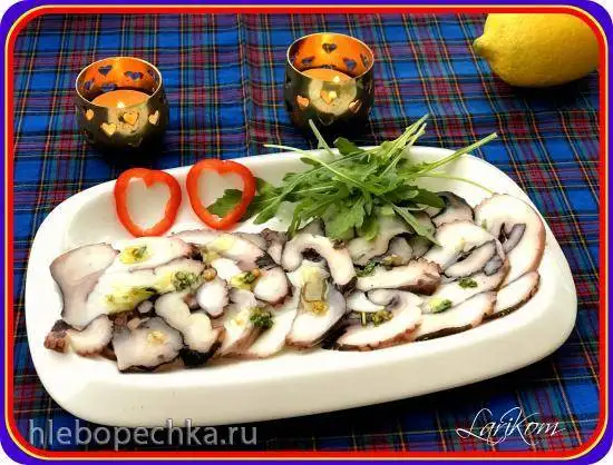 Карпаччо из осьминога