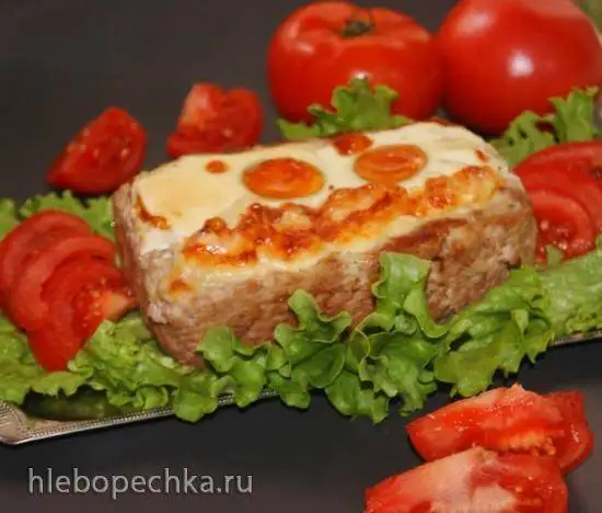 Фаршированный мясной хлебец