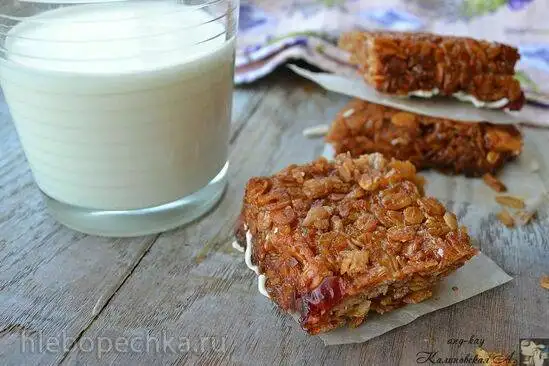 Флэпджек с клюквой