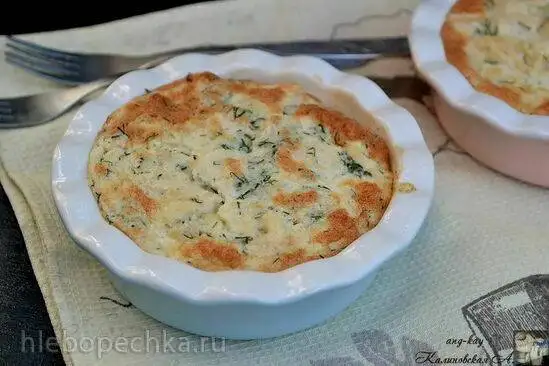 Куриное суфле с манкой