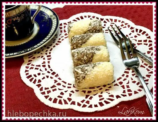 Сладкие кокосовые спирали