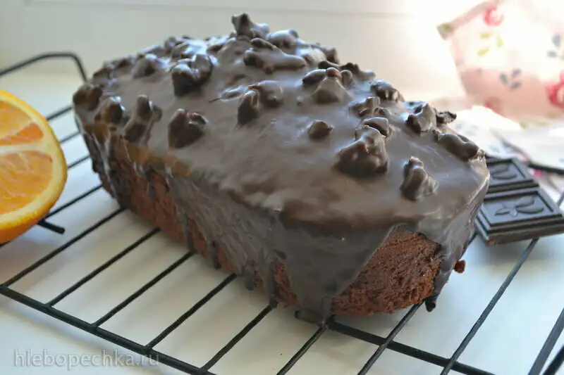 Постный кофейный кекс с апельсином от Л. Глинской
