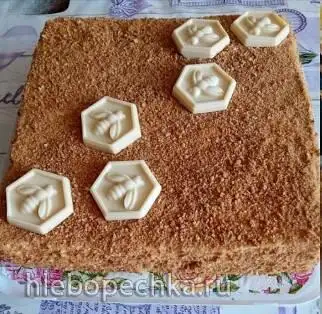 Медовик с халвой