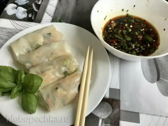 Роллы с креветками от Гордона Рамзи