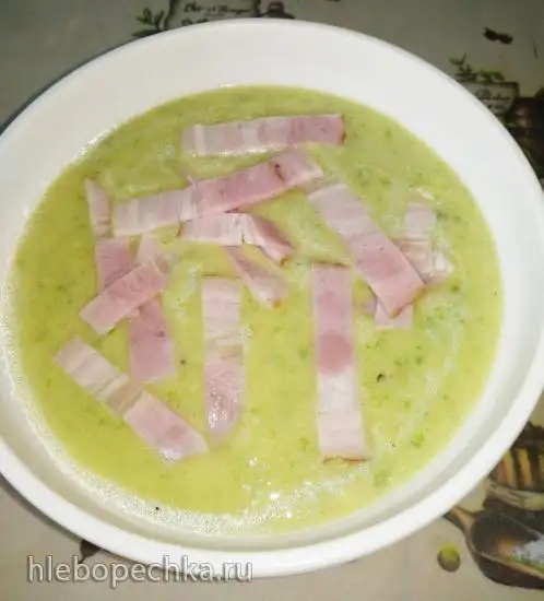 Суп-крем из цукини с беконом в Майкук