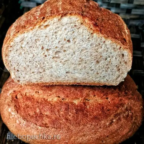 Французская булка с отрубями