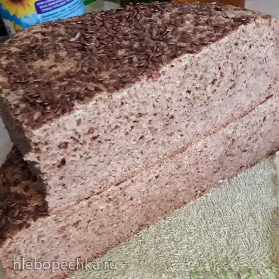 Безглютеновый хлеб из зеленой гречки, без дрожжей, соды и яиц)